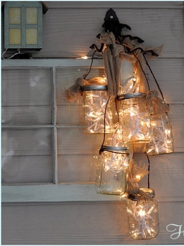 Moon Over Mason Jar Light