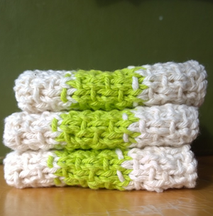 Super Simple Slip Stitch Dishcloth