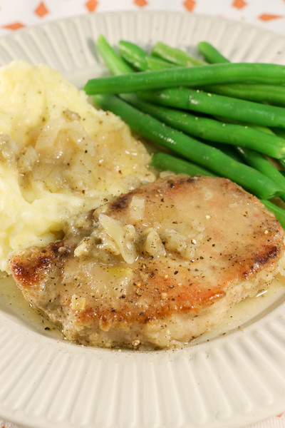 Southern Smothered Slow Cooker Pork Chops