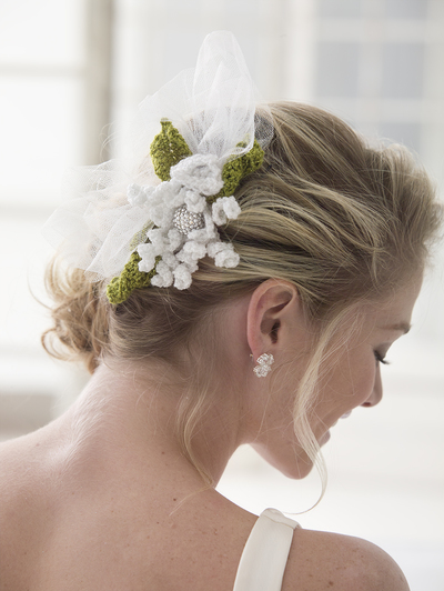 Exquisite Crochet Flower Hair Slide