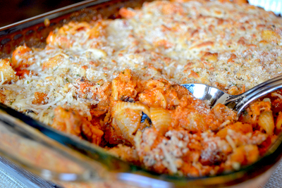 Chicken Parmesan Macaroni and Cheese
