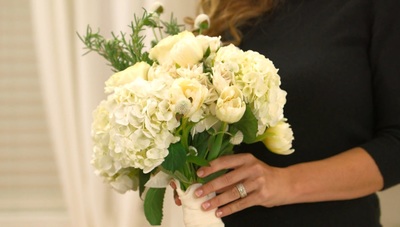 Pure and Simple White Bouquet