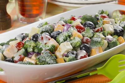 Broccoli and Cheese Salad