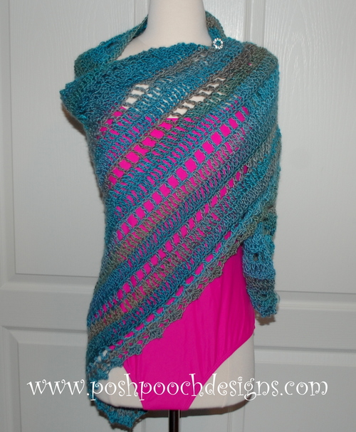 Beach Vacation Crochet Shawl