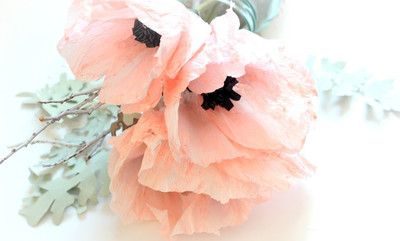 Crepe Paper Anemones