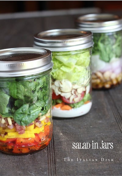 Super Simple Mason Jar Salads