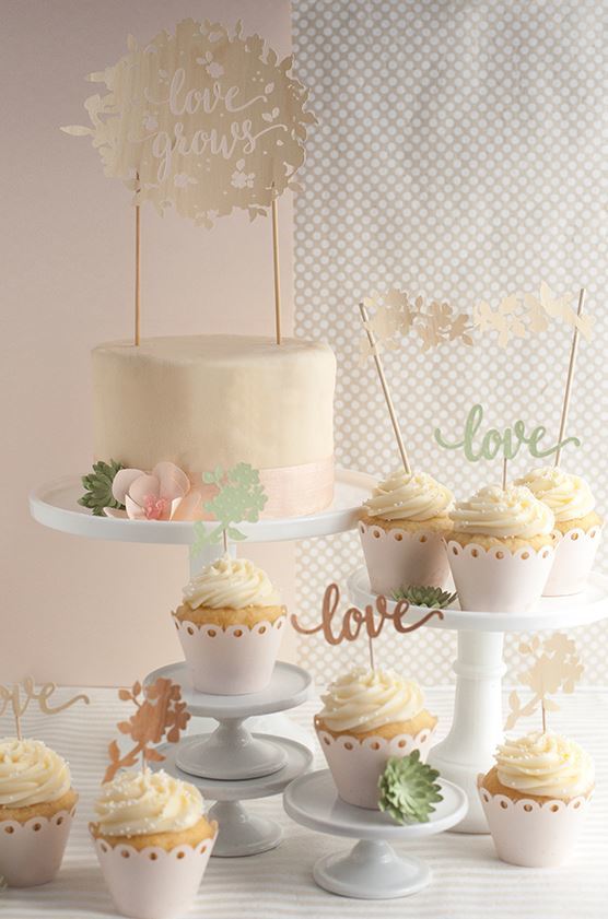 Love Grows Wedding Cake Toppers | AllFreeDIYWeddings.com