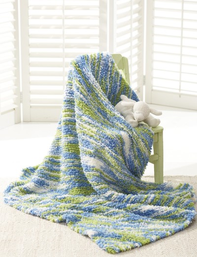 The Land and the Sea Baby Blanket