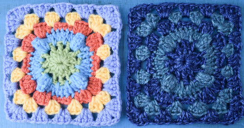 Popcorn Circle Granny Square Allfreecrochetafghanpatterns Com