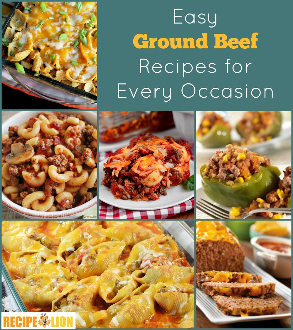 133 Easy Ground Beef Recipes | RecipeLion.com