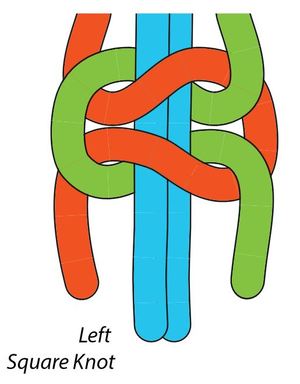left square knot