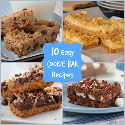 10 Easy Cookie Bar Recipes