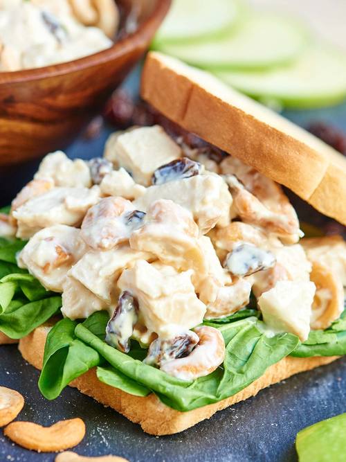 No-Mayo Chicken Salad Sandwich