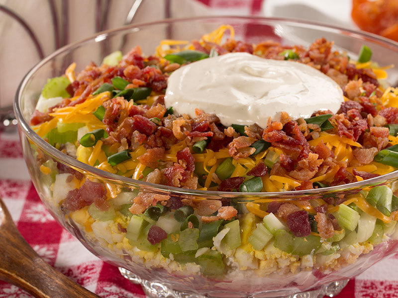 Seven Layer Potato Salad-image