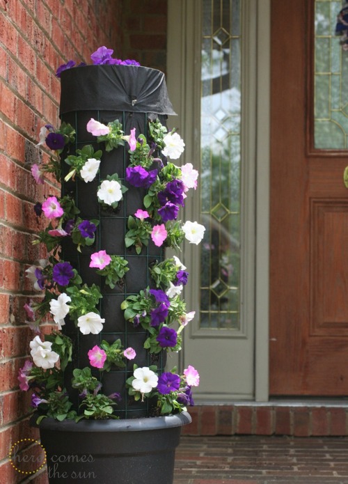 Pretty Petals Flower Tower