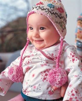 Pixie Earflap Knit Baby Hat