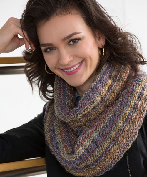 Knitting pattern for infinity scarf on circular needles