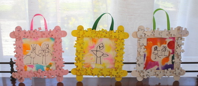 Mother's Day Puzzle Piece Art Frame