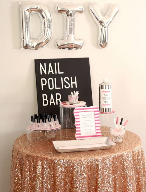 DIY Nail Polish Bar