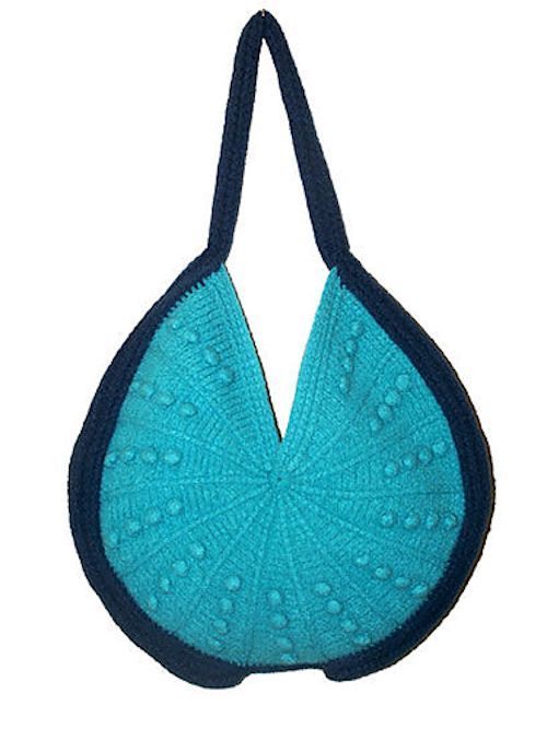 Tunisian Crochet Crescent Bag
