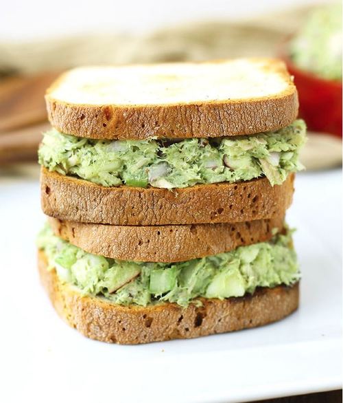 No-Mayo Avocado Tuna Salad