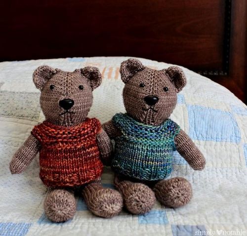 Nearly No-Seams Knit Teddy