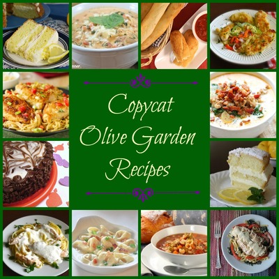 Make Your Own Olive Garden Menu: 50 Olive Garden Copycat Recipes