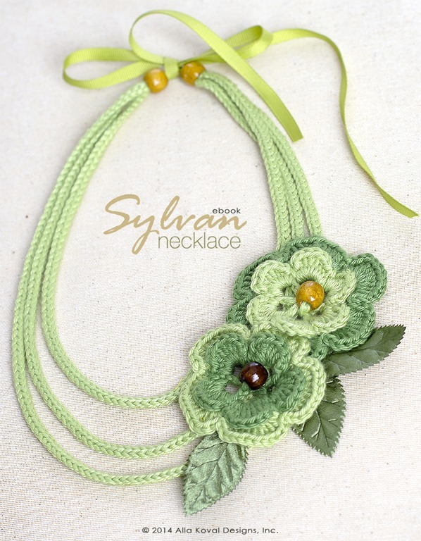 Easy Flower Crochet Necklace Pattern FaveCrafts.com