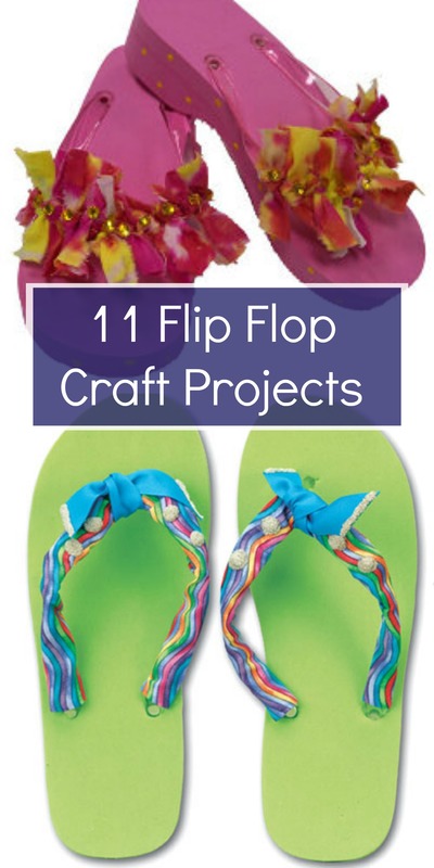 flip flop ribbon craft