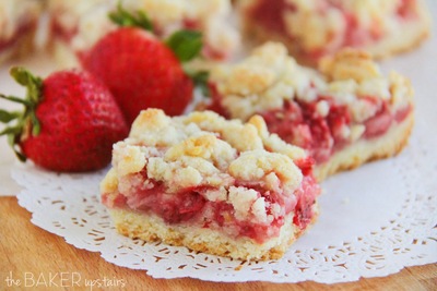 Scrumptious Strawberry Crumb Bars