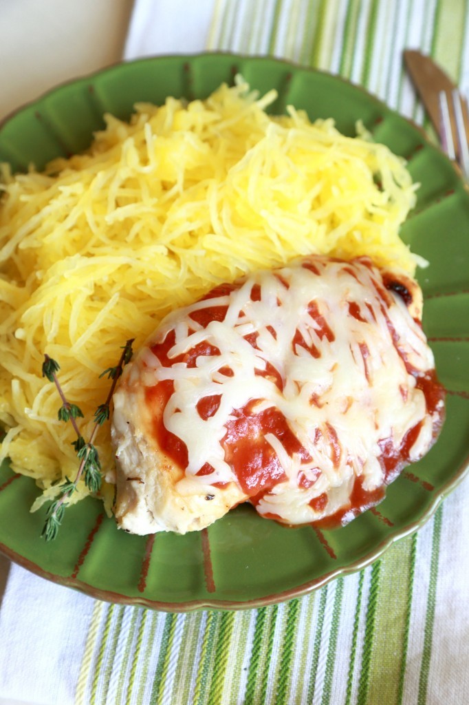 Skinny Grilled Chicken Parmesan
