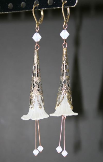 Enchanted Garden Wedding Earrings