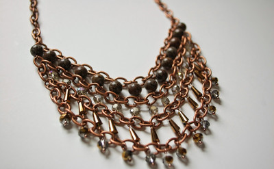 Cascading Copper DIY Necklace