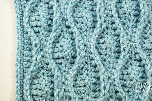 Double Wave Stitch and Granny Square Pattern