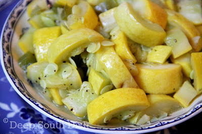 Smothered Summer Squash and Onions