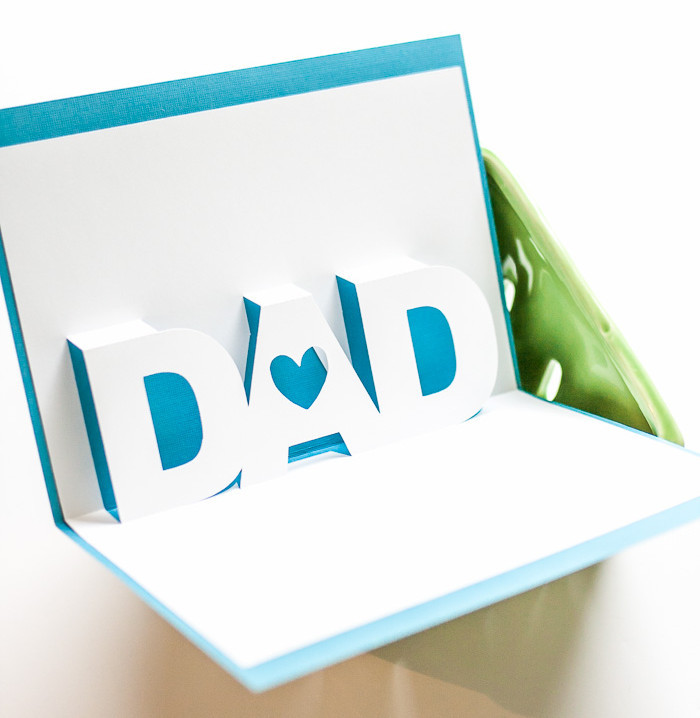 fathers day 3d card allfreepapercraftscom