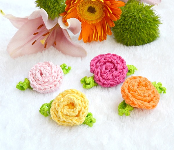 Beginner Crochet Rose_1