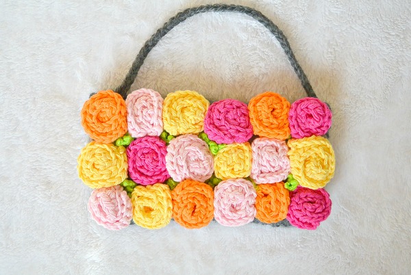 Roses Crochet Purse