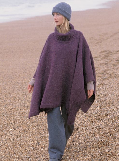 19 Elegant Knitted Poncho Patterns for Cozy Multilayered Outfits