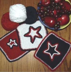 4th of July BBQ Dishcloths