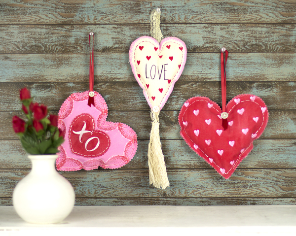 Valentine's Day Pillow Ornaments