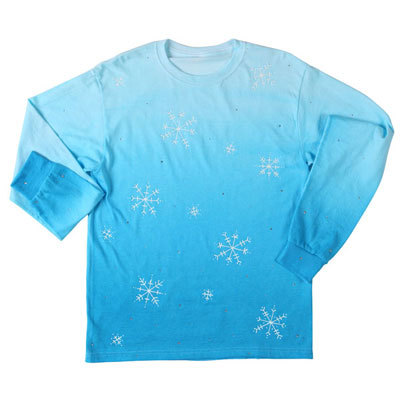 Snowflake Tie Dye Shirt | FaveCrafts.com