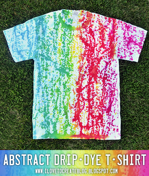 Abstract Drip Dye Tee