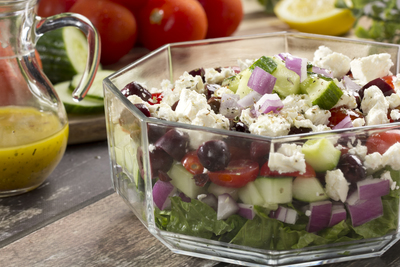 The Ultimate Greek Layered Salad