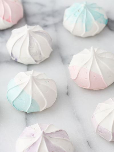 Sweet and Stunning Watercolor Meringues