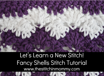 Fancy Shells Stitch Tutorial and Granny Square Pattern