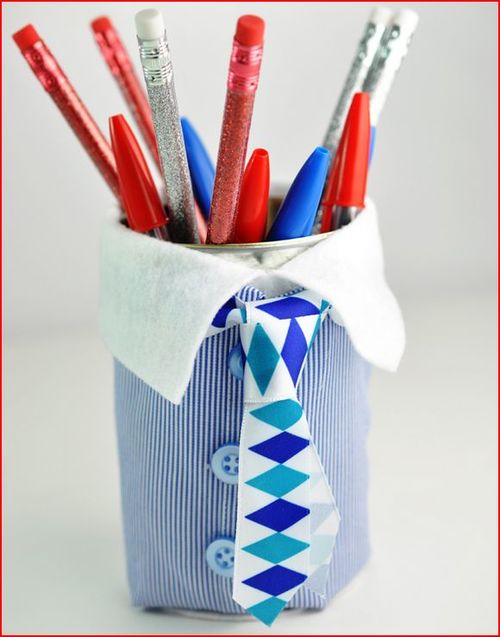 Fathers Day Pencil Cup Handmade Gift