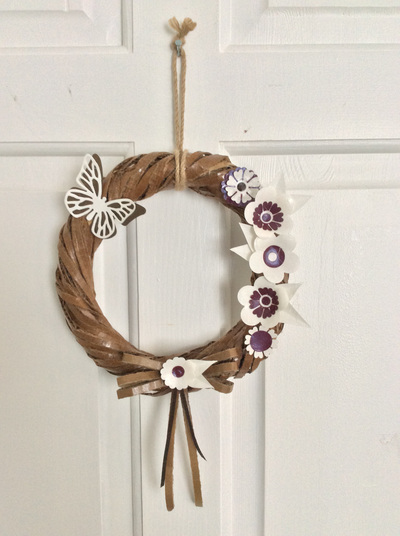 Straight From The Recycle Bin DIY Wreath