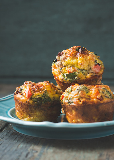 Crustless Spinach and Ham Quiche | FaveGlutenFreeRecipes.com