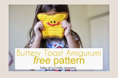 Toast With Butter Crochet Amigurumi Pattern